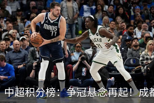 中超积分榜：争冠悬念再起！成都6轮不胜面临崩溃，或涌现黑马